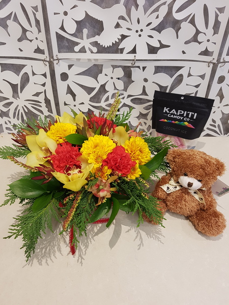Testimonial for Bright and Cute Arrangement in Kete