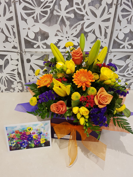 Testimonial for Bright Box Arrangement