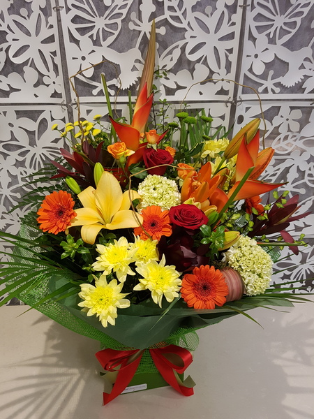 Testimonial for Zingy Orange Bouquet