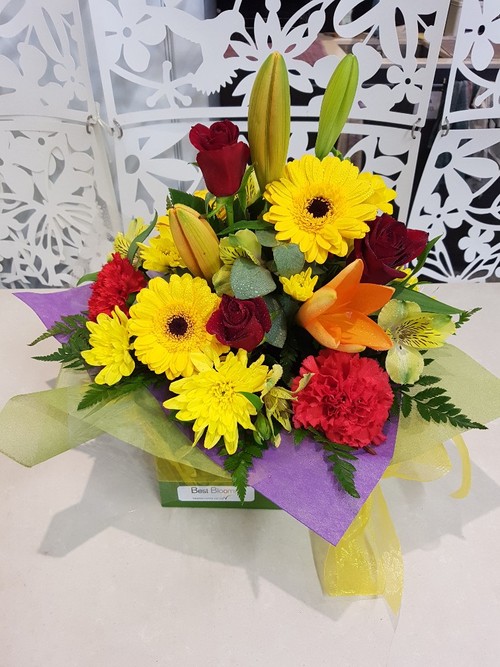 Testimonial for Bright Box Arrangement