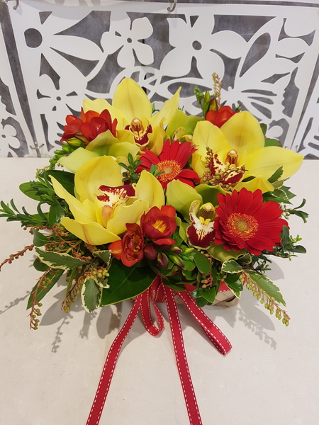 Testimonial for Bright and Cute Arrangement in Kete