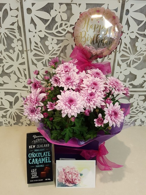 Testimonial for Plant Basket with Balloon and Chocolates