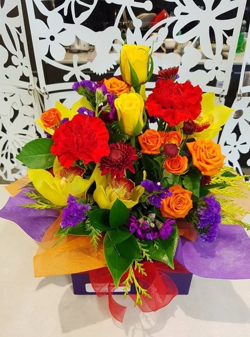 Testimonial for Bright Box Arrangement