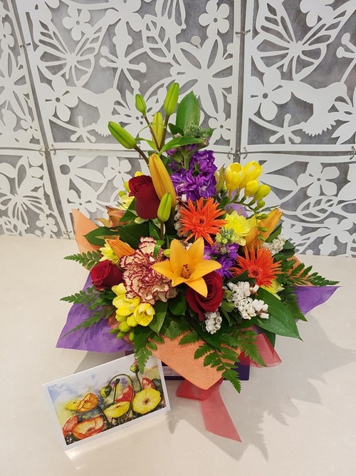 Testimonial for Bright Box Arrangement