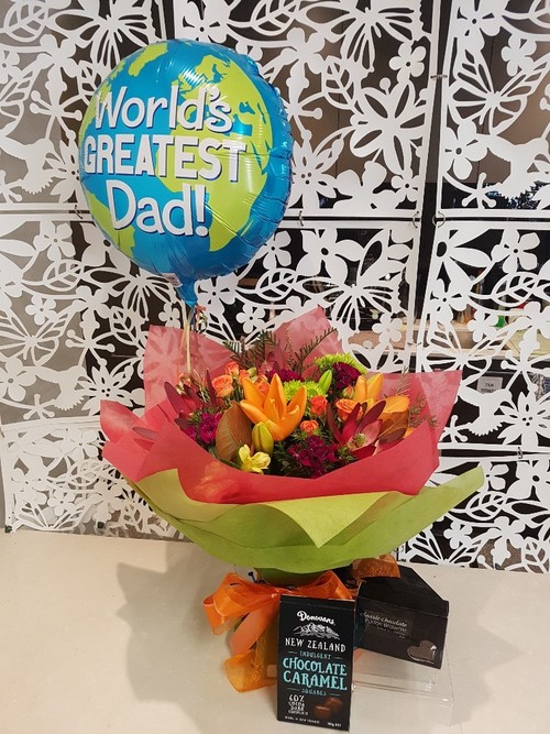 Testimonial for Birthday Bouquet, Helium Balloon, Chocolates Package