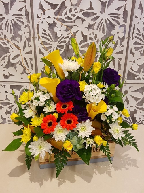 Testimonial for Wooden Box of Blooms
