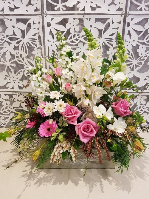 Testimonial for Wooden Box of Blooms