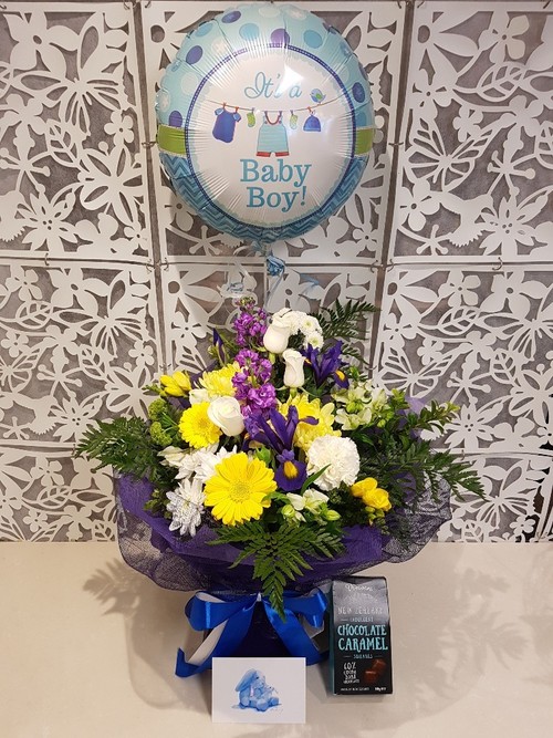Testimonial Photo for Baby Flowers, Helium Balloon, Chocolates Package