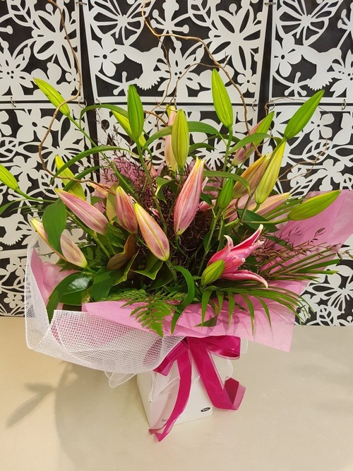 Testimonial for Fragrant Pink Lily Bouquet