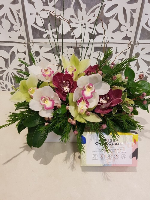 Testimonial for Orchid Garden in Ceramic Trough