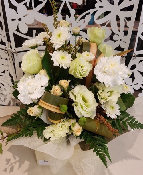 Testimonial for Subtle Creams Boxed Arrangement