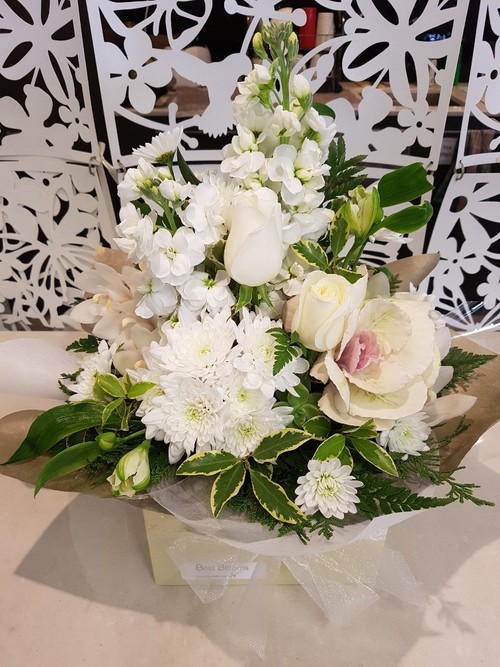Testimonial for Subtle Creams Boxed Arrangement