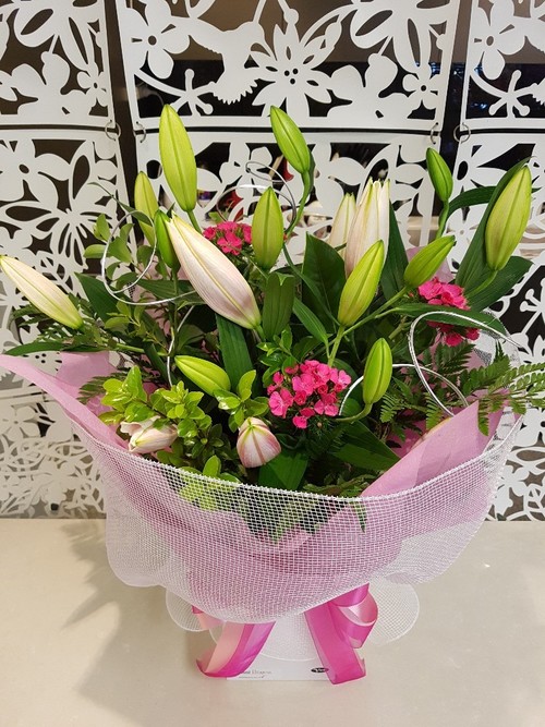 Testimonial for Fragrant Pink Lily Bouquet