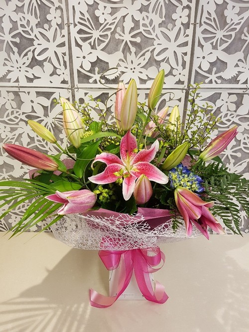 Testimonial for Fragrant Pink Lily Bouquet