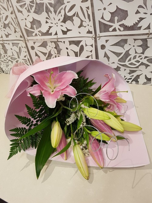 Testimonial for Fragrant Pink Lily Bouquet