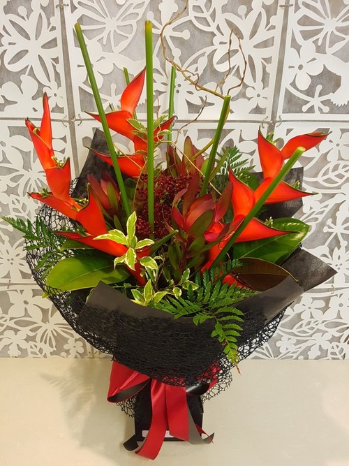 Testimonial for Red Flame Heliconias in Designer Vox