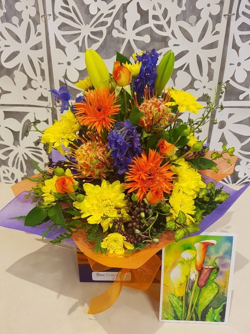 Testimonial for Bright Box Arrangement