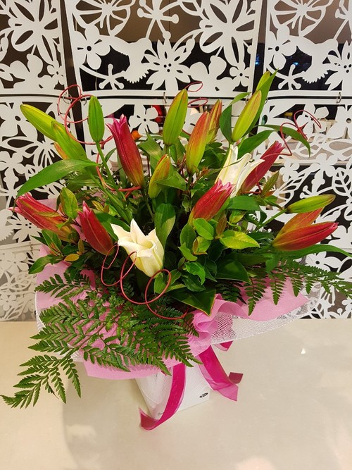Testimonial for Fragrant Pink Lily Bouquet
