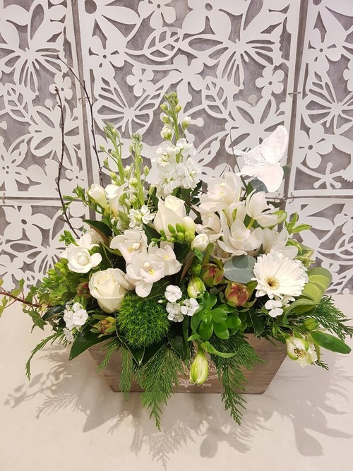 Testimonial for Wooden Box of Blooms