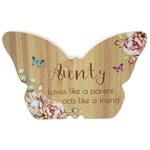 AUNTY - Wooden Butterfly Plaque