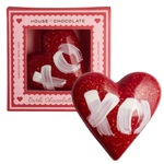 House of Chocolate - XO Pecan Caramel Filled Dark Chocolate Heart