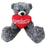 Silver Roxy Heart Bear - Together Forever