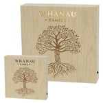 WHANAU FAMILY Wooden LED Light Block