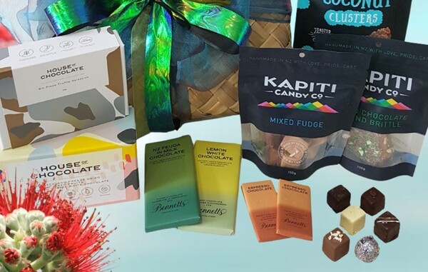 Chocolate gift ideas for Christmas in New Zealand – festive NZ chocolate hampers, treats and holiday gifting inspiration.