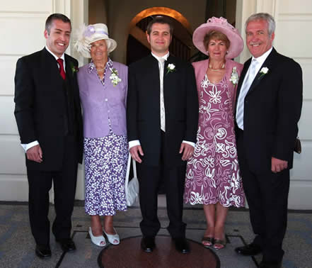 Corsages and Buttonholes dress up the whole bridal party and add to the occasion.