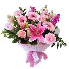 Bright birthday flower bouquet with mixed seasonal blooms, delivered Auckland-wide.