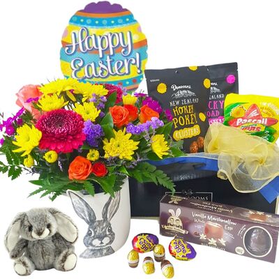 Easter gift baskets and Easter flowers delivery Auckland