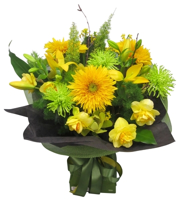 yellow flower bouquet