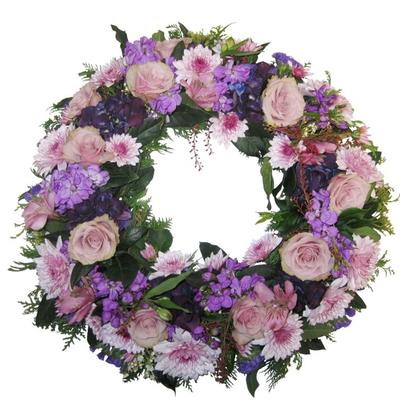funeral flower wreath