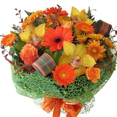 autumn flowers bouquet