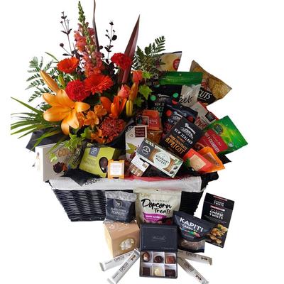 biggest gift basket and flowers for auckland delivery