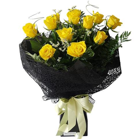 dozen yellow roses delivered in auckland