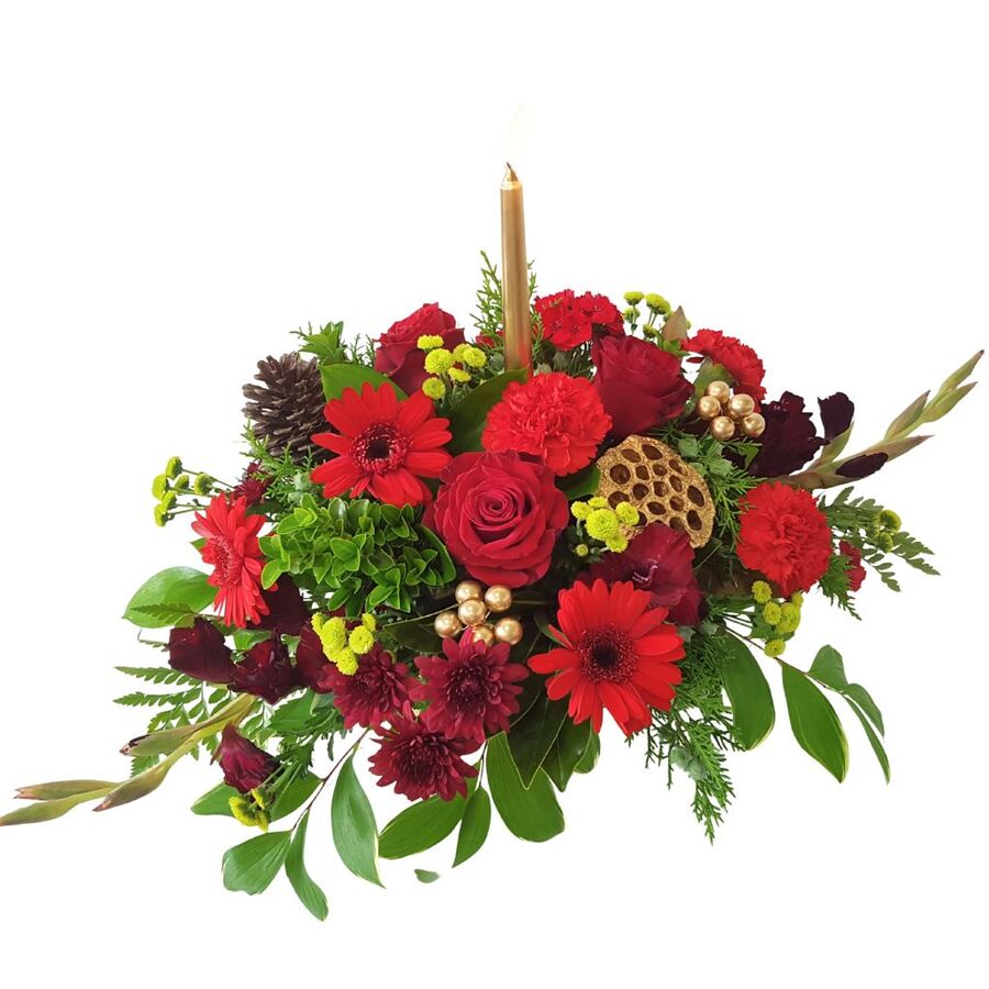 Christmas Floral Arrangement - Auckland Deliveries NZ