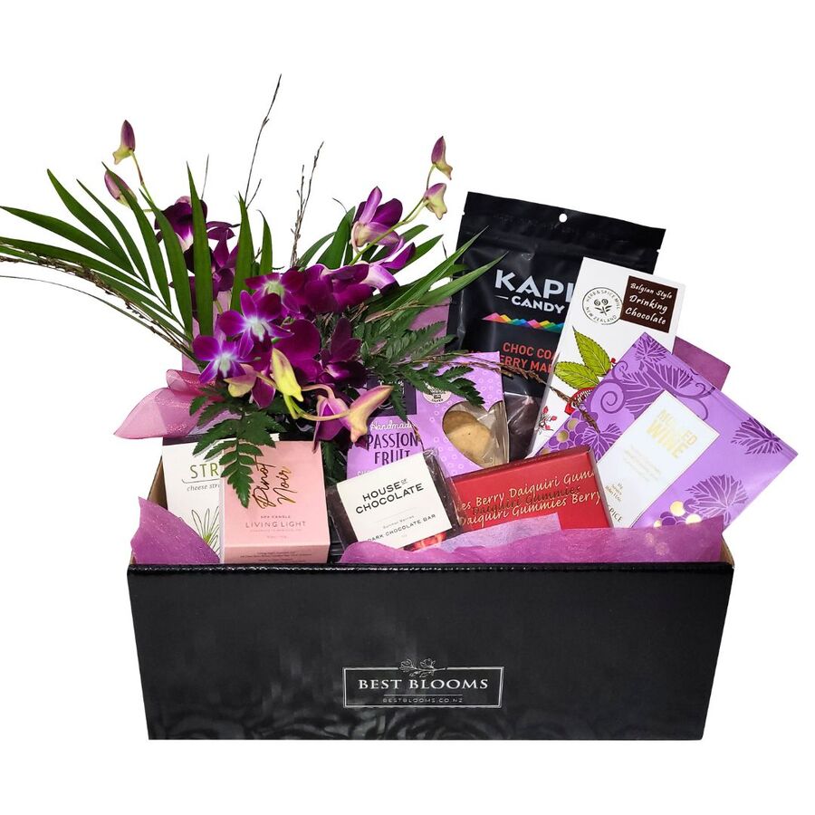 Inside view of Hot Chocolate Gift Box Auckland.