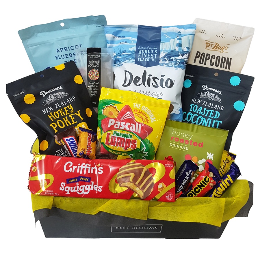gift box of assorted treats for the family to share