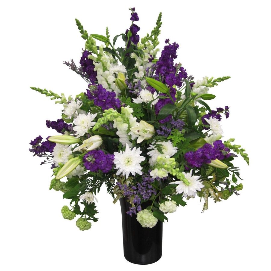 Large upright Funeral Flowers Arrangement