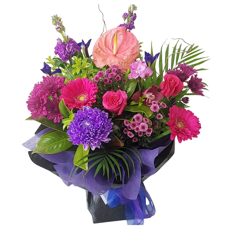 Premium Hot Pink and Purple Bouquet