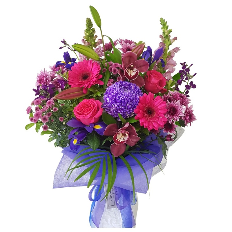 Standard Hot Pink and Purple Bouquet