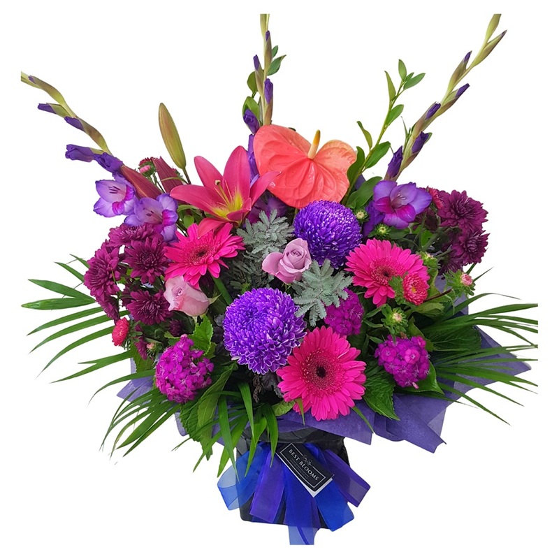 Premium Hot Pink and Purple Bouquet