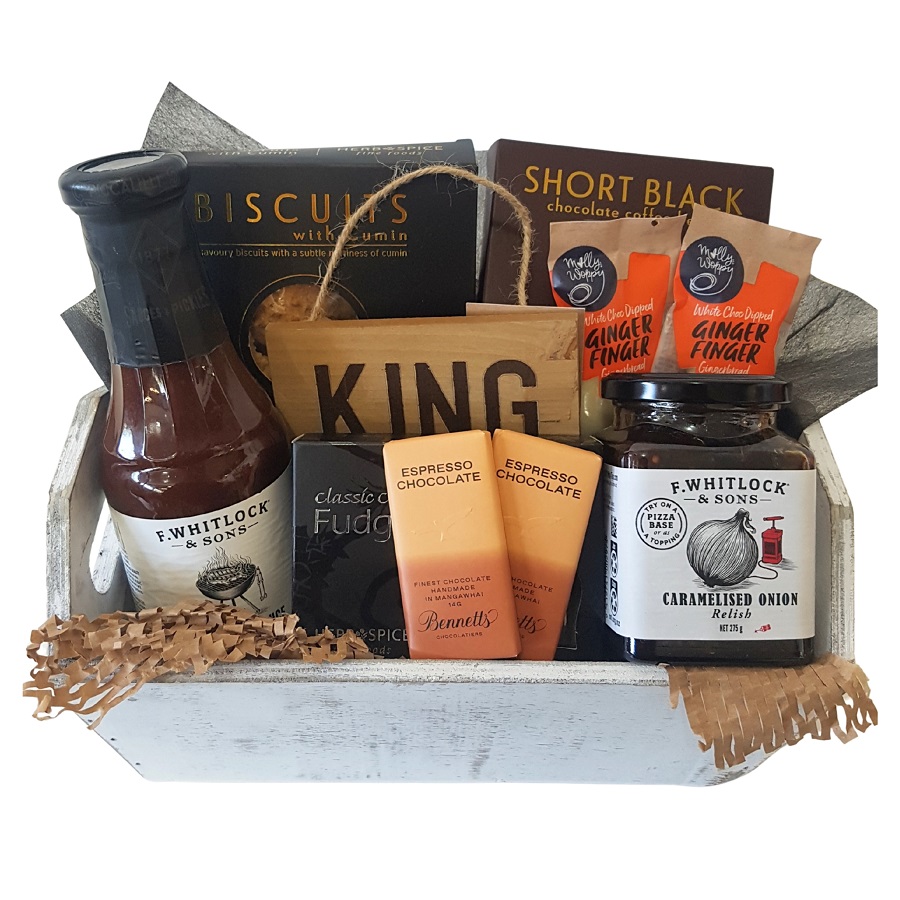 king of the grill gift crate of goodies