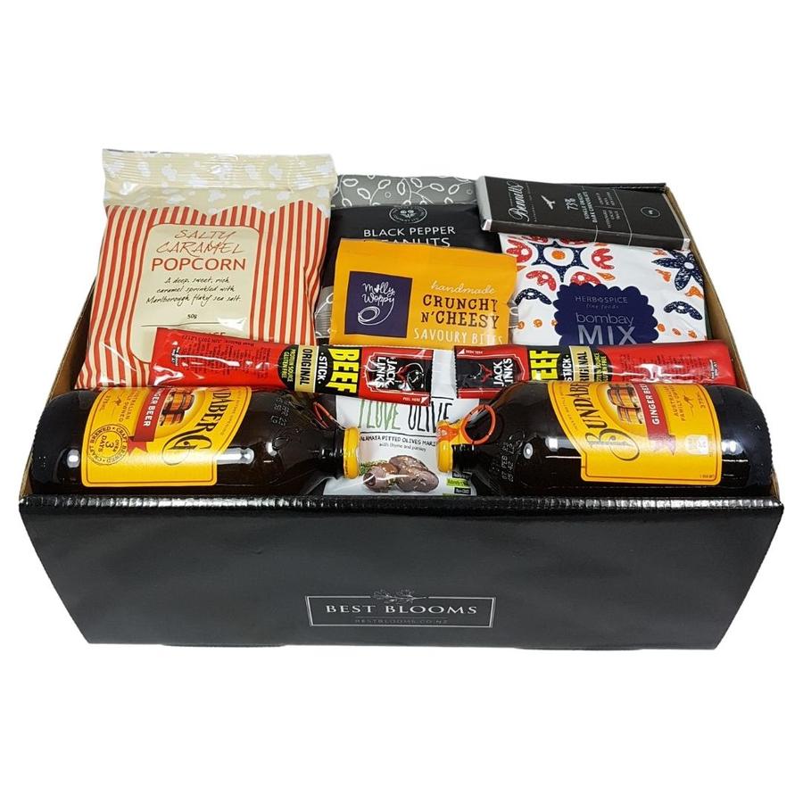 front view of the mens gift box delivered auckland wide
