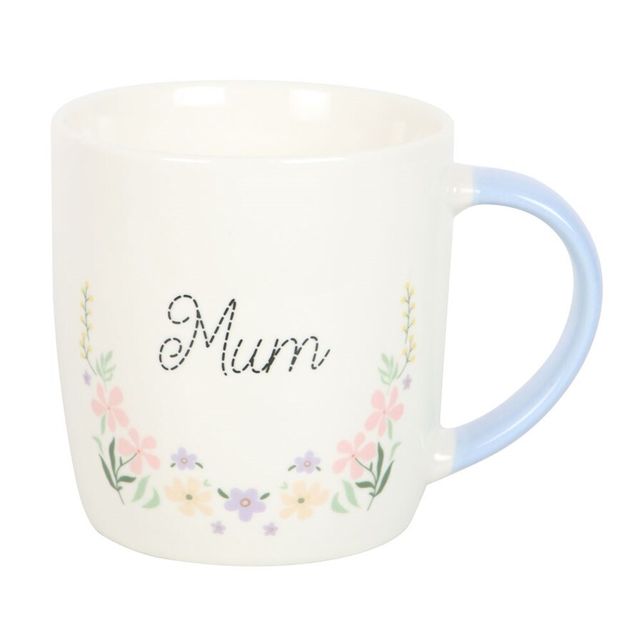 Mum Ceramic mug with floral design