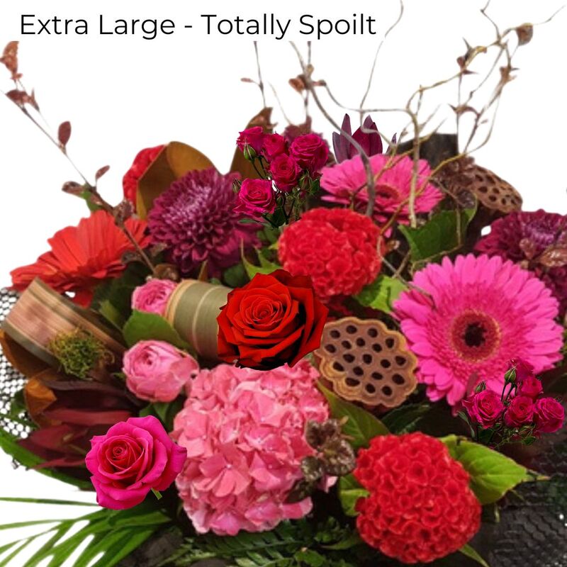 Totally Spoilt Lush Romantic Bouquet