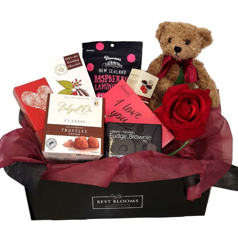 I Love You Chocolate Box Romantic Gift Box Free Flower Delivery Auckland