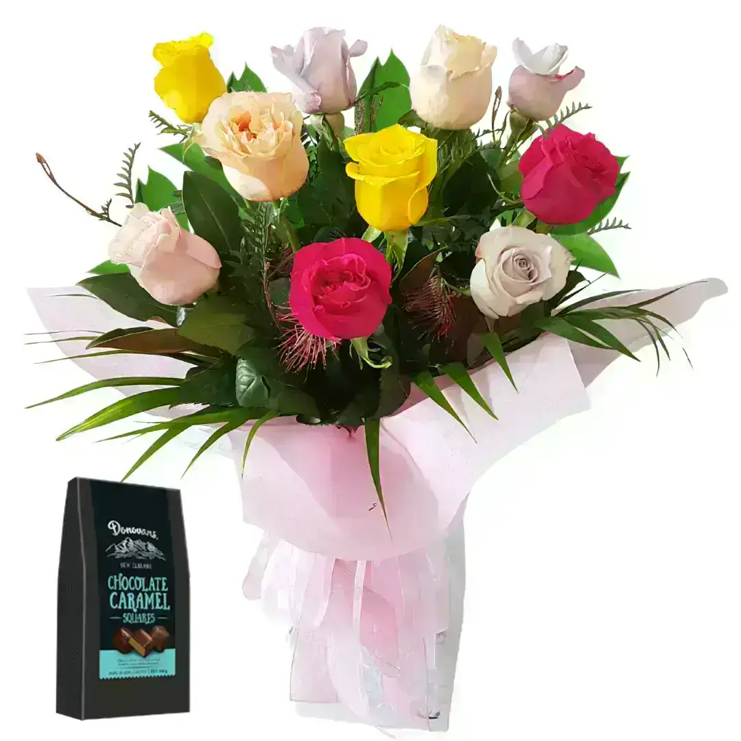 Roses Supreme Bouquet – Weekly Flowers Special Best Blooms Auckland, Rose Supreme Bouquet