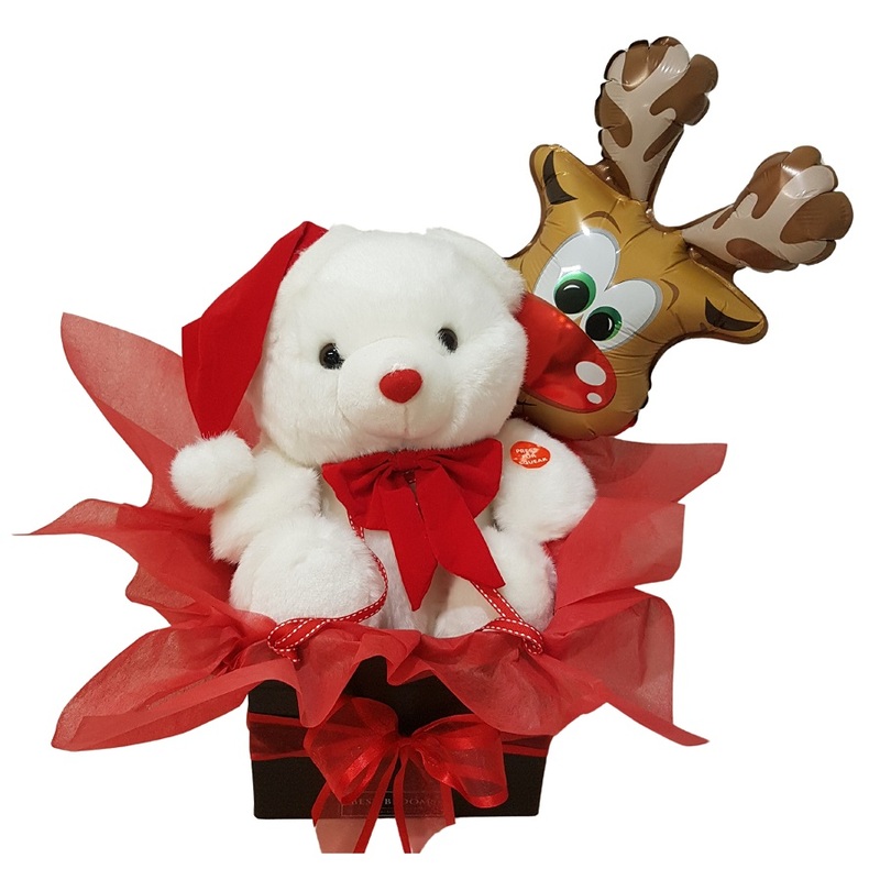 Santa Bear Christmas Gift Box